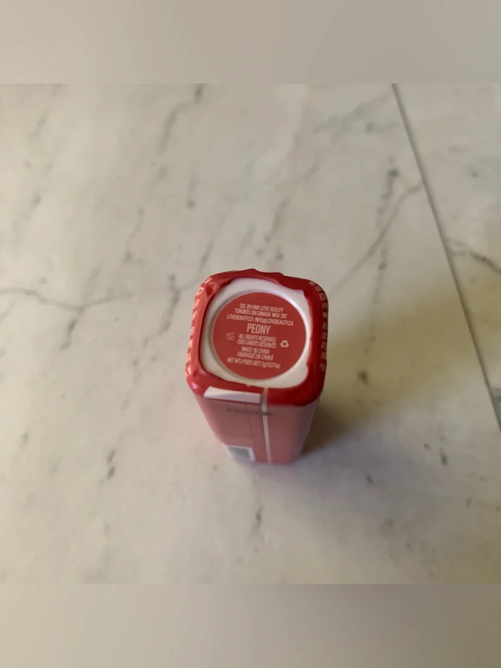 Lithe Beauty Nourish & Glow Lipstick In Peony (Sealed) travel size 2g